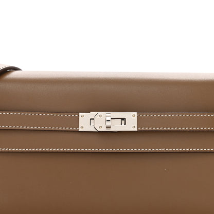 Hermes Tadelakt Kelly Wallet To Go Etoupe 5 of 8