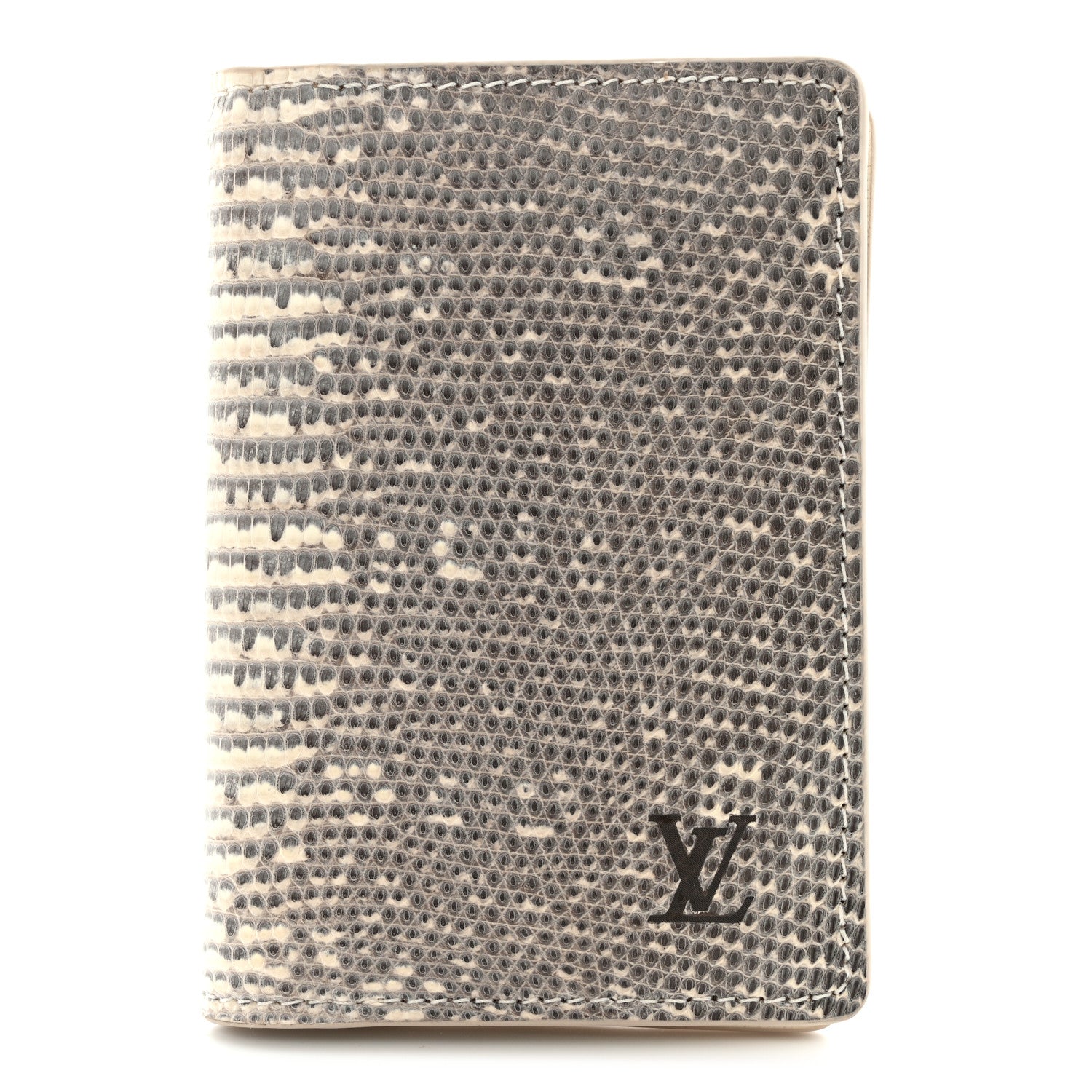 Louis Vuitton Lizard Pocket Organizer Argento 1 of 7