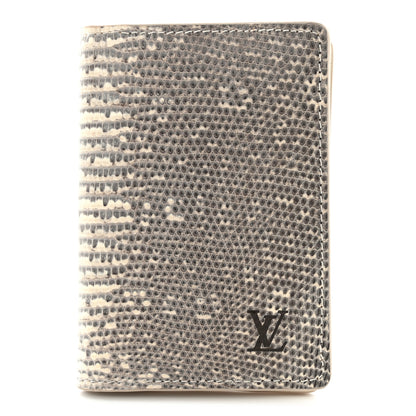 Louis Vuitton Lizard Pocket Organizer Argento 1 of 7