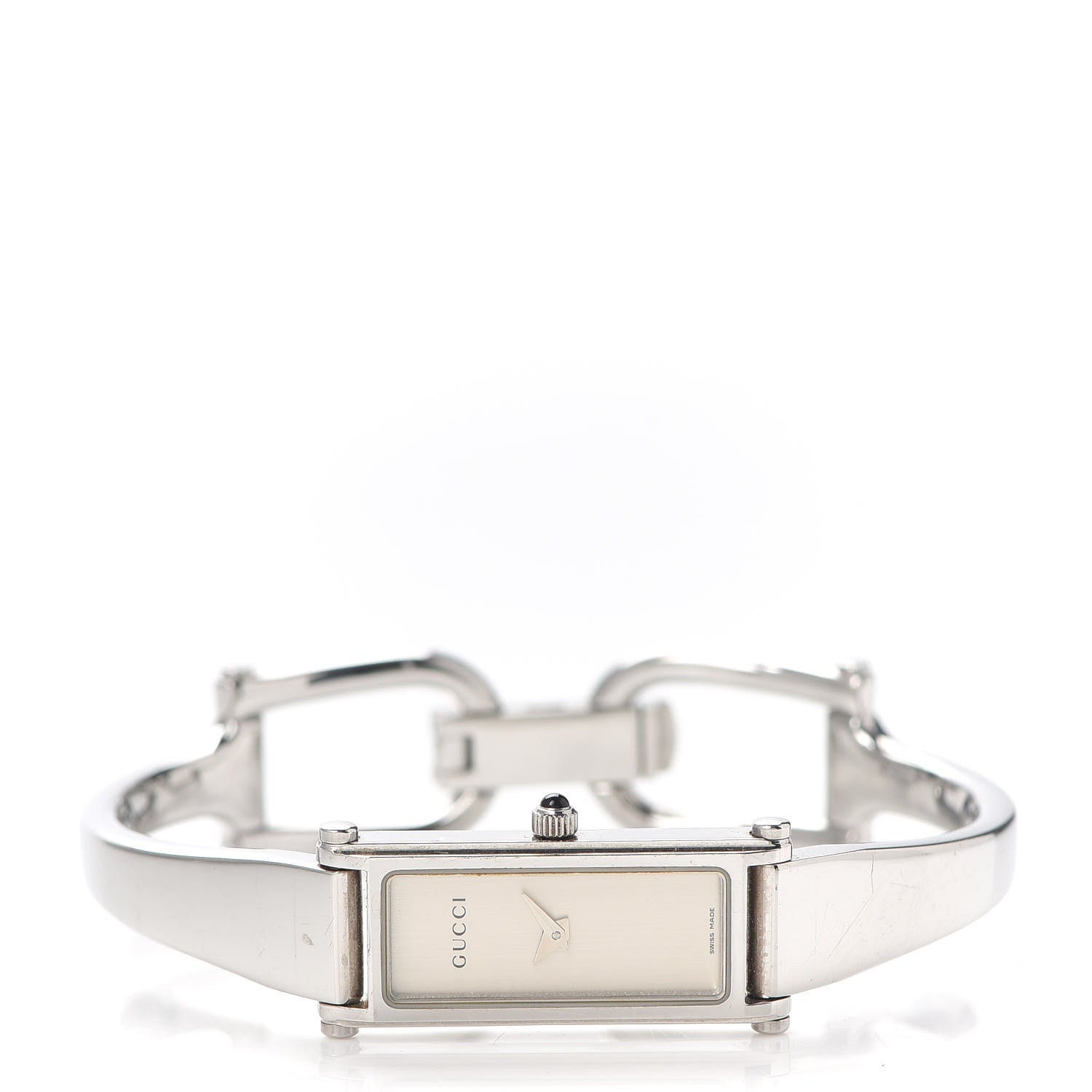 Gucci Stainless Steel 12mm 1500L Horsebit Quartz Watch 2 of 5