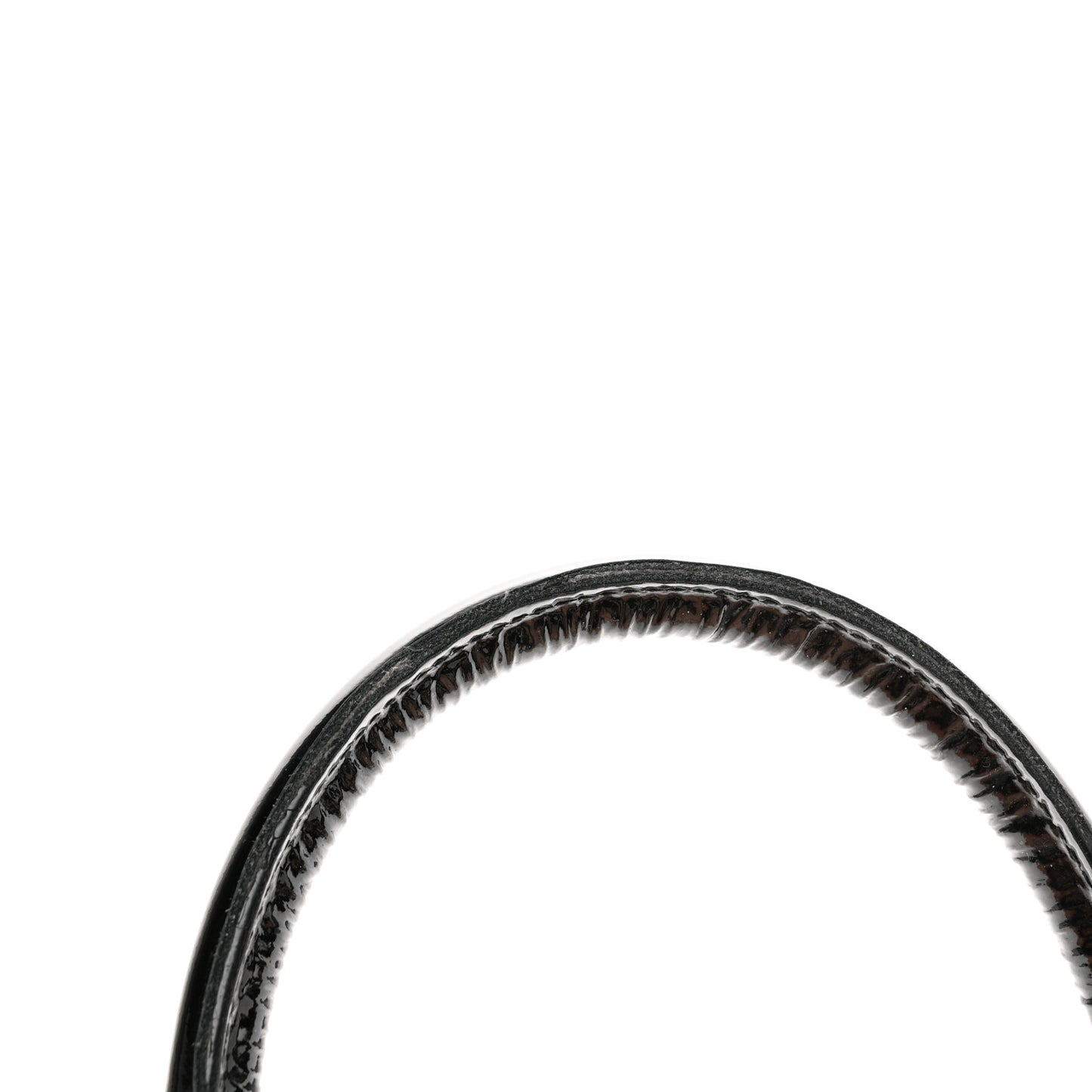 Supernova Check Patent Small Chester Bowling Bag Black