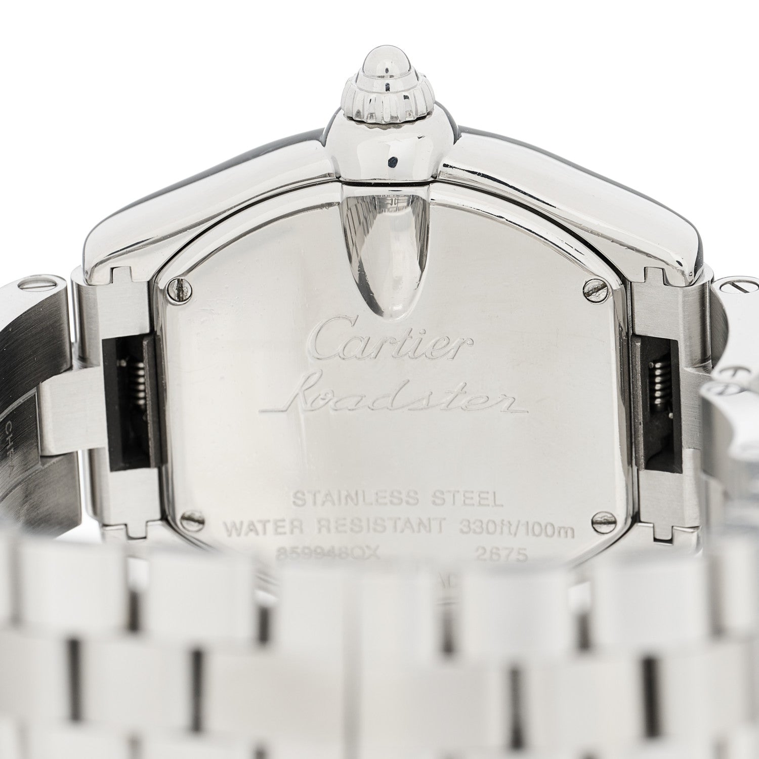 Cartier Stainless Steel 31mm Roadster Quartz Watch 4 of 5
