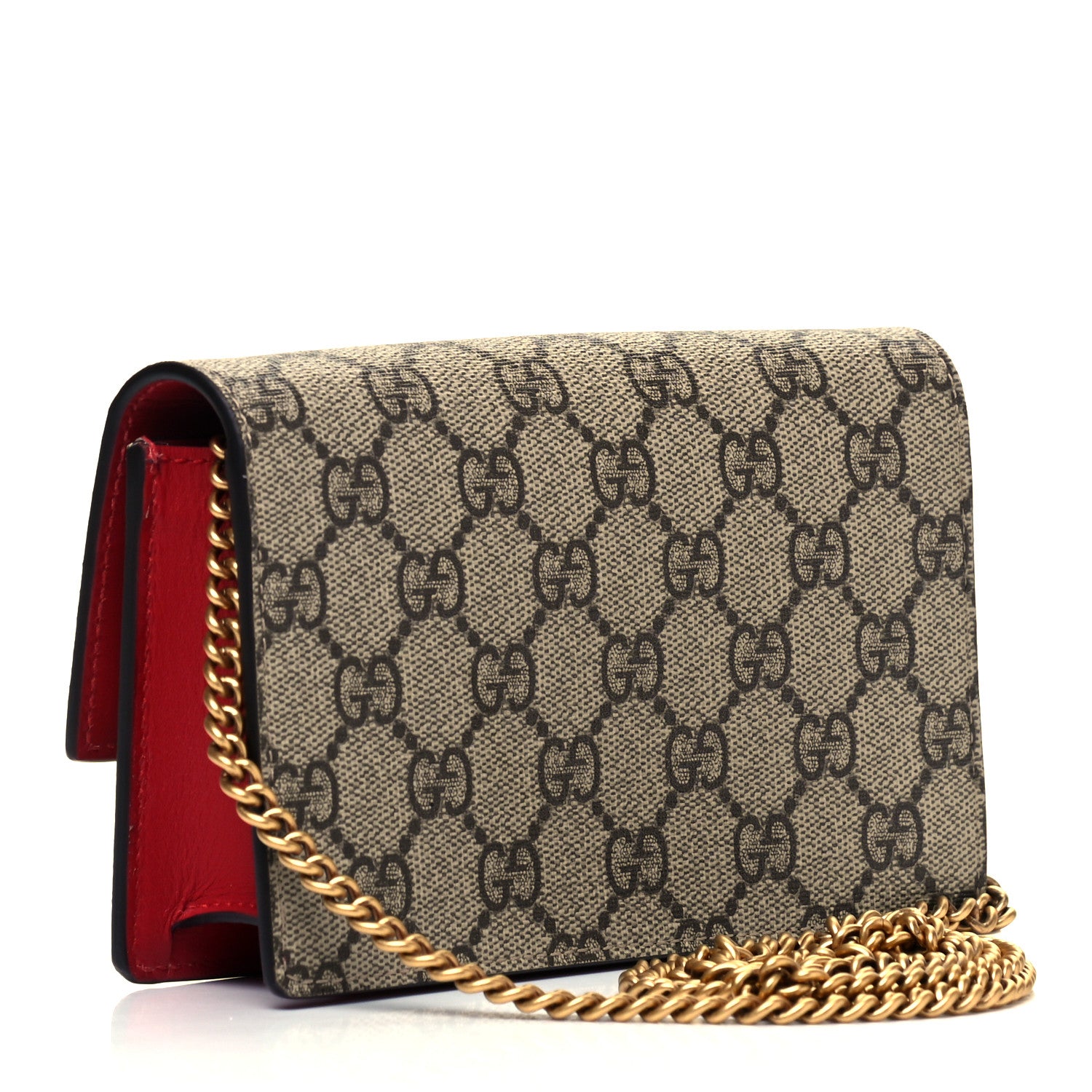 Gucci GG Supreme Monogram Mini Cherry Chain Bag 2 of 7