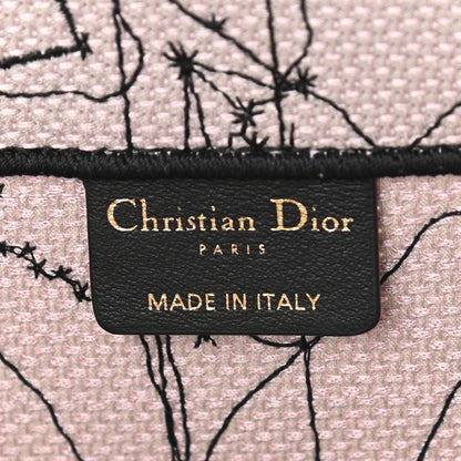 Christian Dior Canvas Embroidered Medium Zodiac Book Tote Latte Multicolor 6 of 9