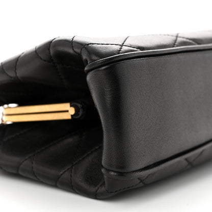 Saint Laurent Lambskin Quilted Melody Chain Bag Black 9 of 10