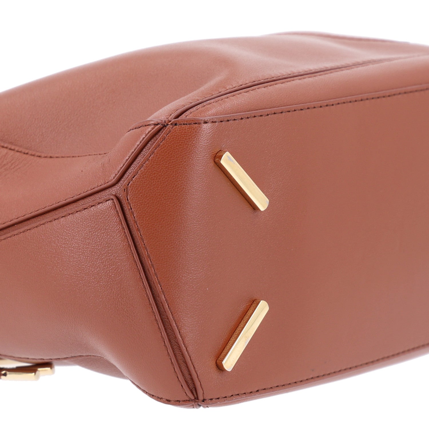 Loewe Nappa Lambskin Small Featherlight Puzzle Bag Pecan 9 of 10