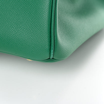 Hermes Epsom Birkin 35 Vert Vertigo 16 of 16