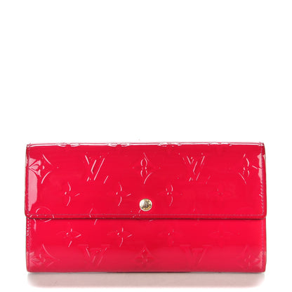 Louis Vuitton Vernis Sarah Wallet Rose Indien 1 of 7