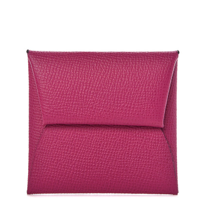Hermes Epsom Bastia Coin Purse Rose Pourpre 1 of 8