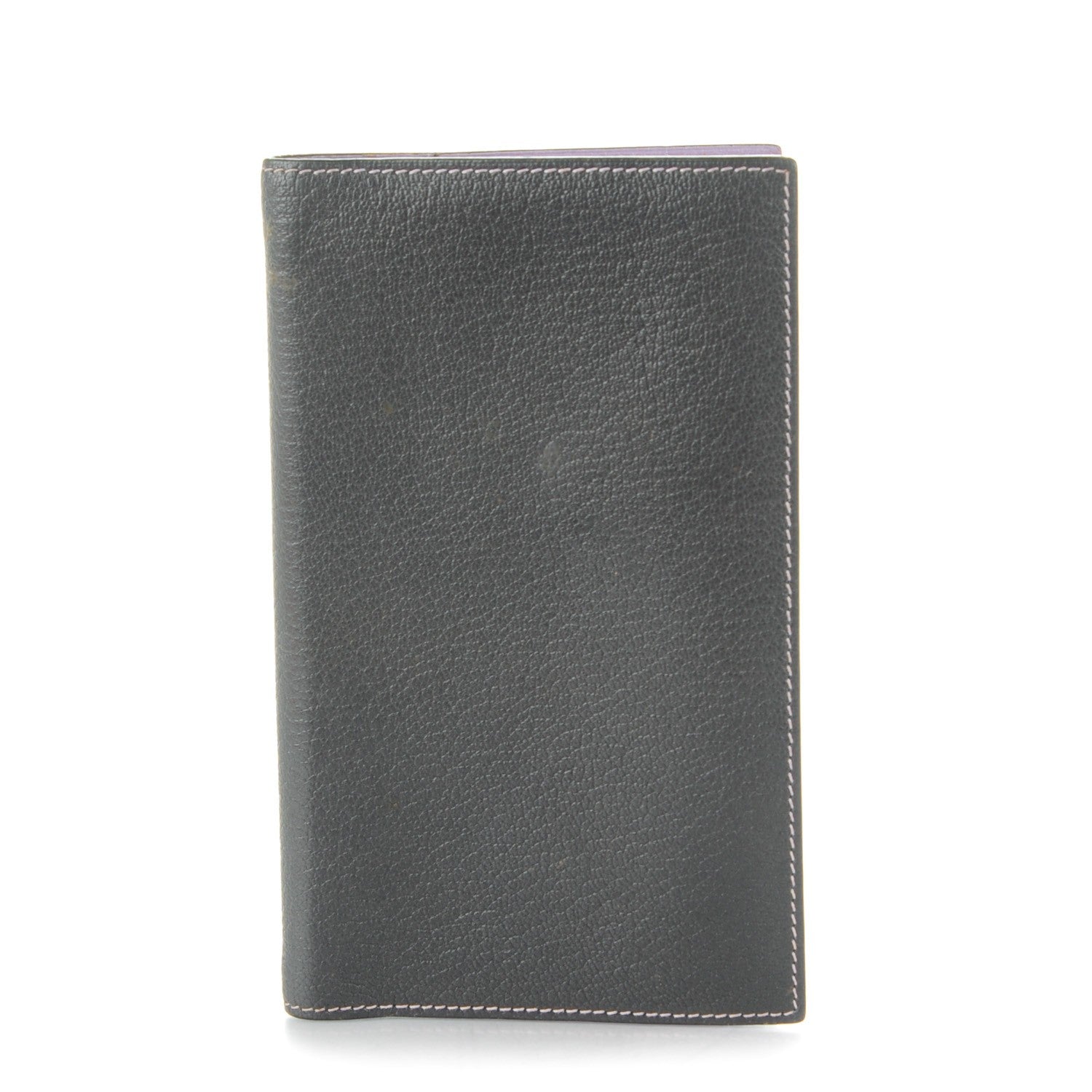 Hermes Chevre Mysore Vision II Agenda Cover Ardoise Lilac 1 of 7