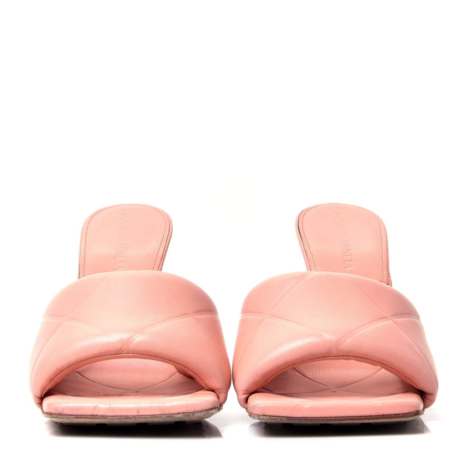 Bottega Veneta Nappa Quilted Rubber Lido Mule Sandals 36 Blossom 2 of 10