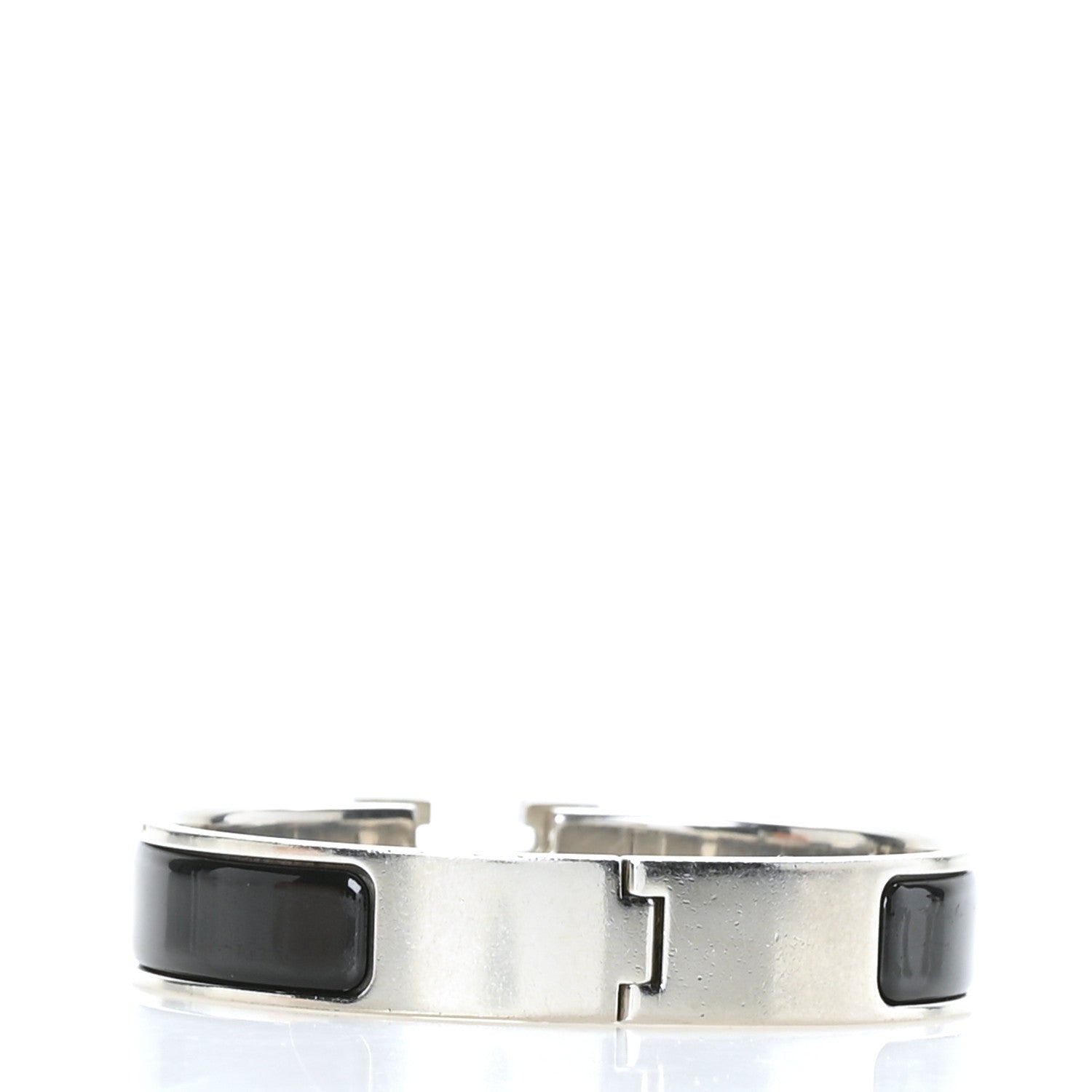 Hermes Enamel Narrow Clic Clac H Bracelet PM Black 3 of 5