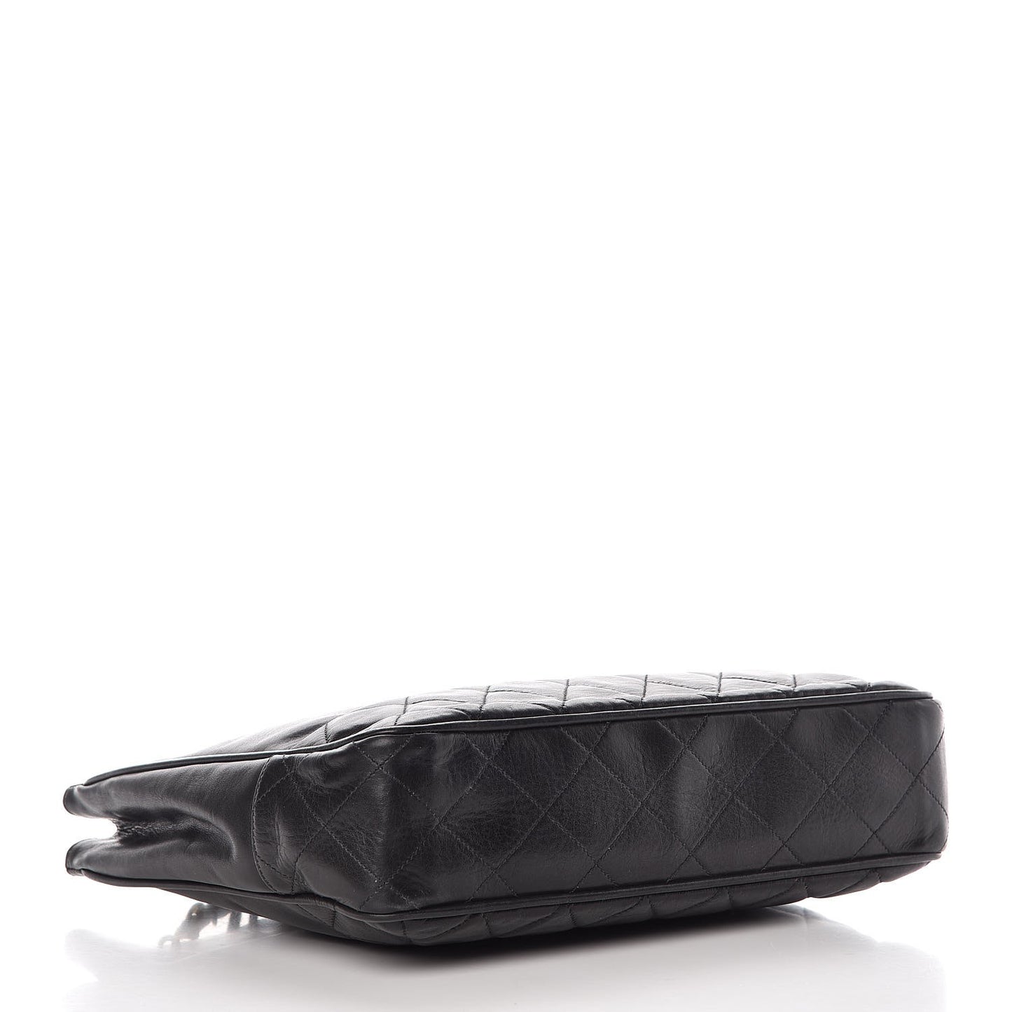 Lambskin Quilted Tote Black