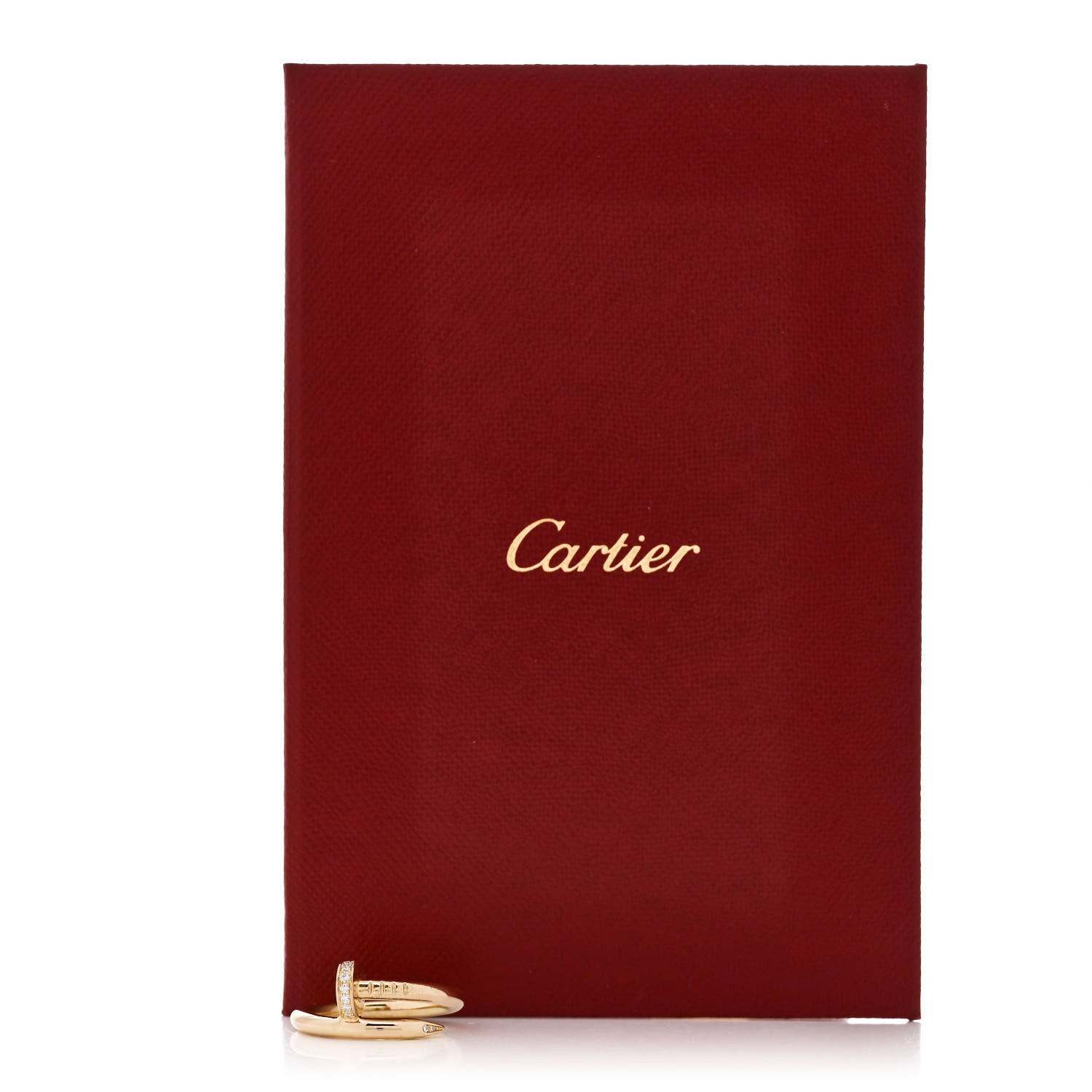 Cartier 18K Yellow Gold Diamond Juste Un Clou Ring 53 6.5 6 of 6