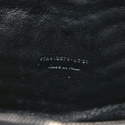 Saint Laurent Grain De Poudre Matelasse Monogram Mini Lou Camera Bag Black 6 of 11