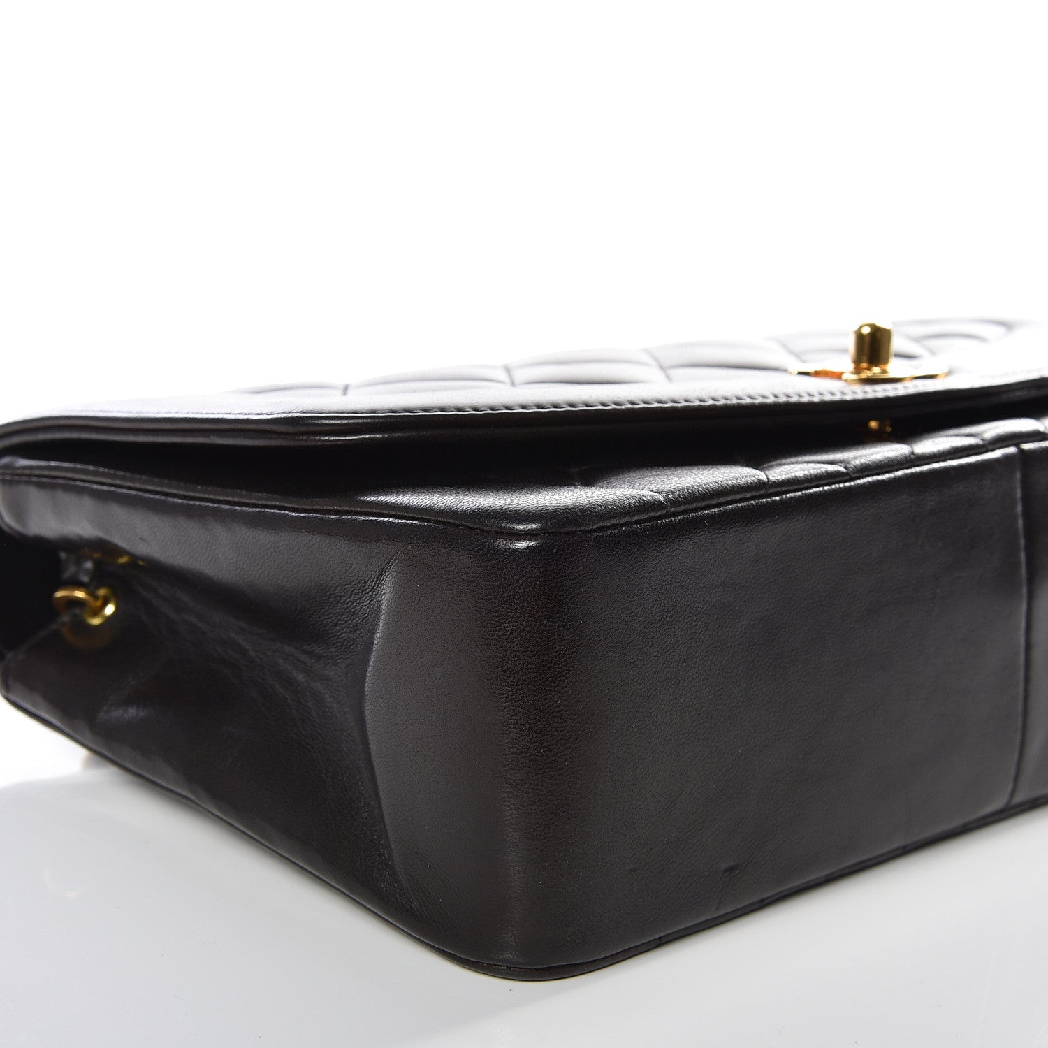 Chanel Lambskin Quilted Medium Single Flap Black 5 of 10