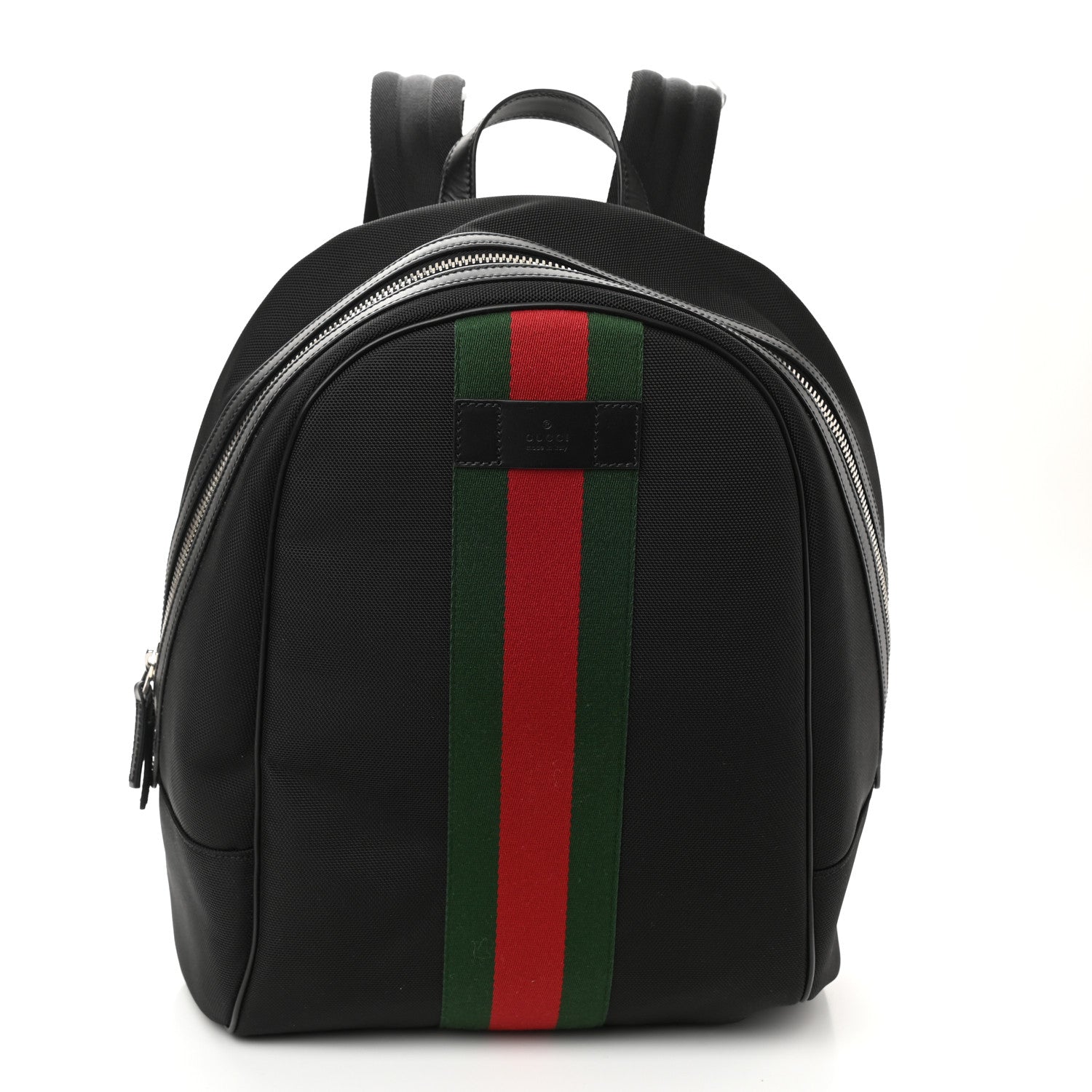 Gucci Techno Canvas Web Backpack Black 1 of 8