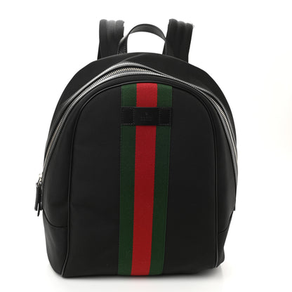 Gucci Techno Canvas Web Backpack Black 1 of 8