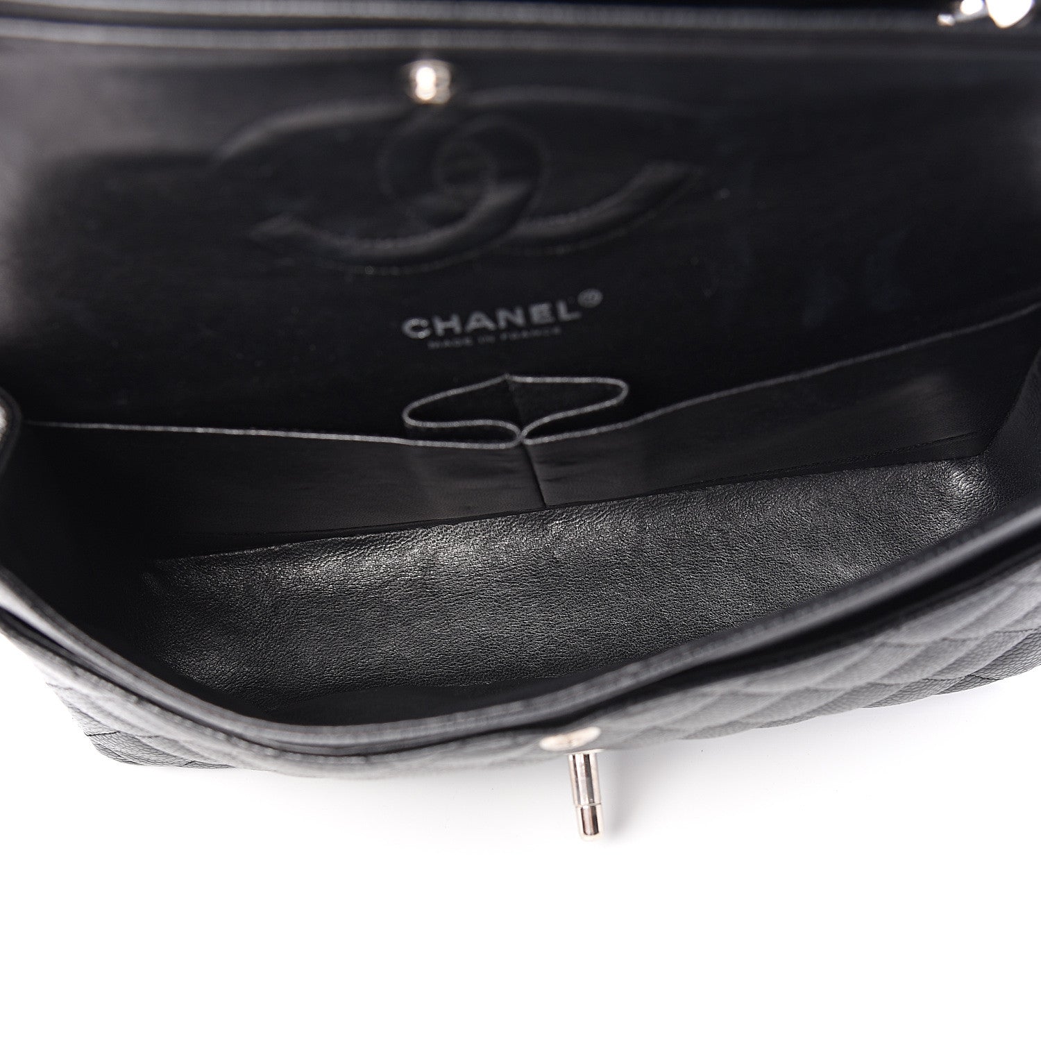 Chanel Caviar Quilted Medium Double Flap Black 4 of 12