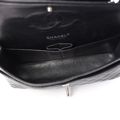 Chanel Caviar Quilted Medium Double Flap Black 4 of 12