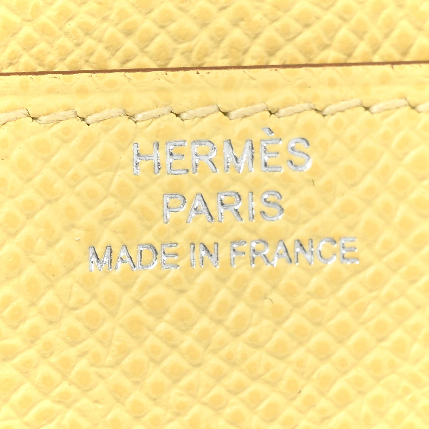 Hermes Epsom Constance Long Wallet To Go Wallet Jaune Poussin 8 of 9
