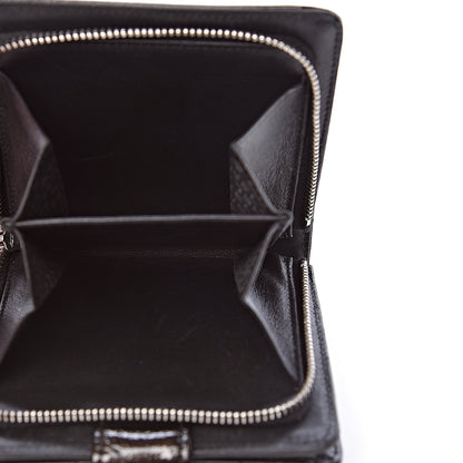Chanel Patent Goatskin Compact French Wallet Brown 6 of 10