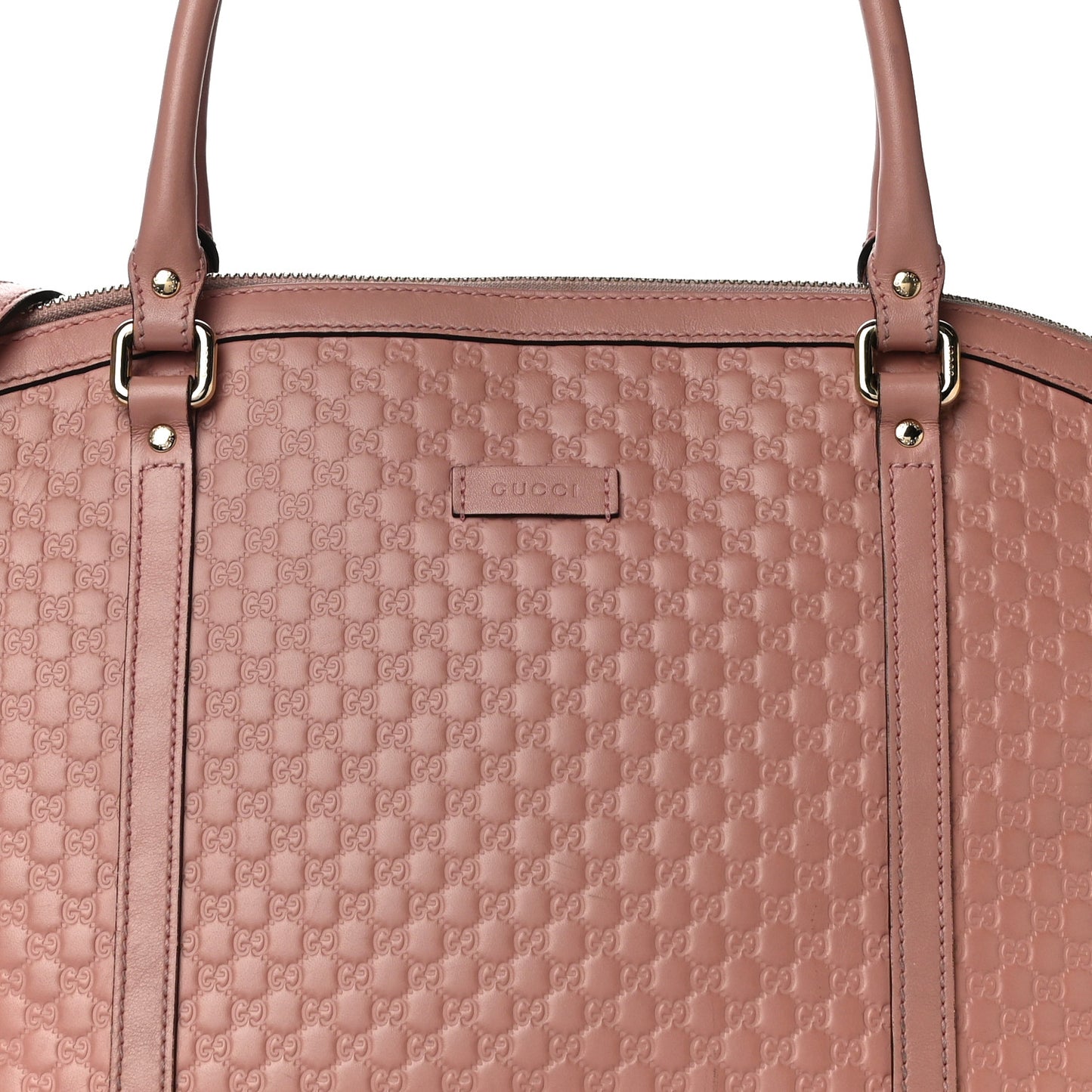 Soft Microguccissima Large Dome Satchel Soft Pink