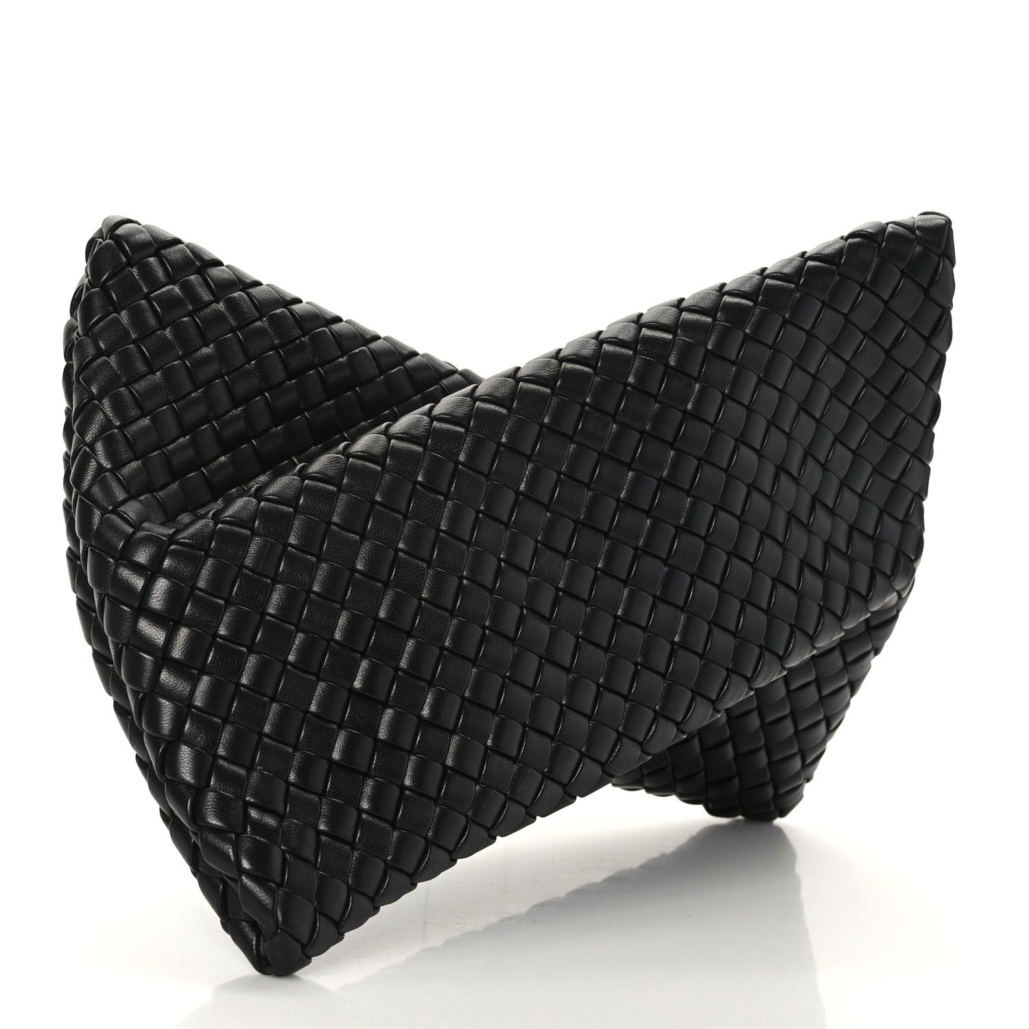 Bottega Veneta Nappa Intrecciato Crisscross Clutch Black 3 of 5