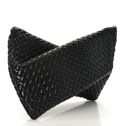 Bottega Veneta Nappa Intrecciato Crisscross Clutch Black 3 of 5