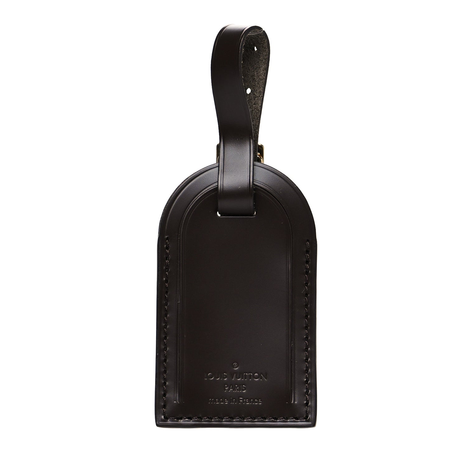 Calfskin Luggage Tag Ebene