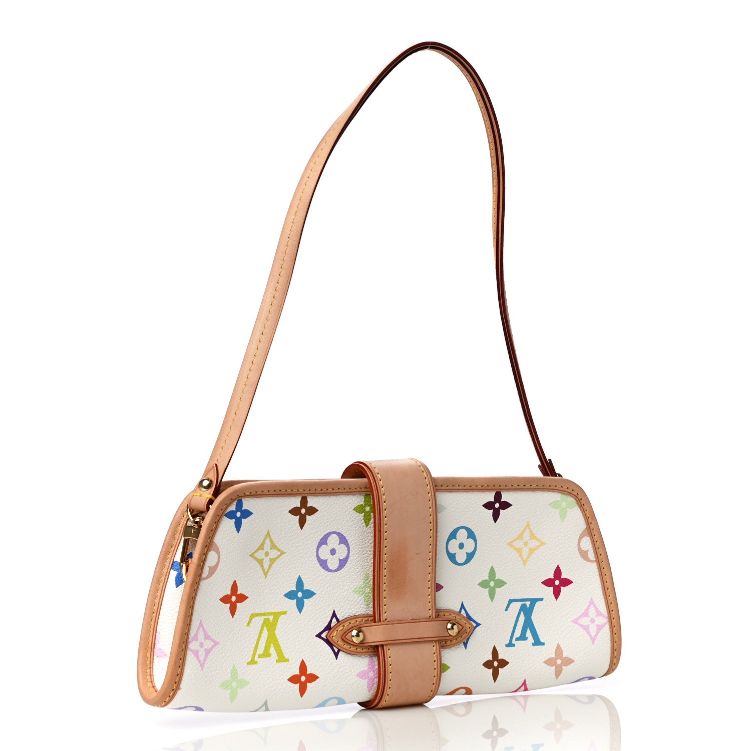 Louis Vuitton Monogram Multicolor Shirley White 3 of 15
