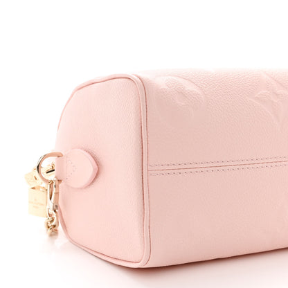 Louis Vuitton Empreinte Monogram Giant Speedy Bandouliere 20 Pink Opale 8 of 11