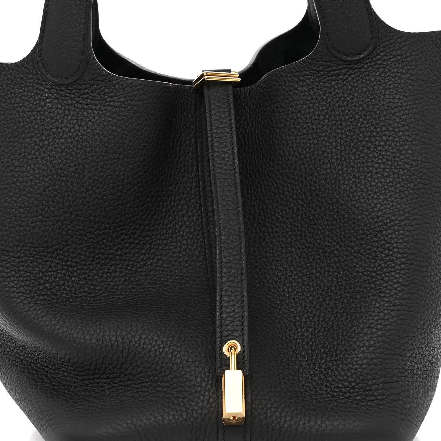 Taurillon Clemence Picotin Lock 22 MM Black