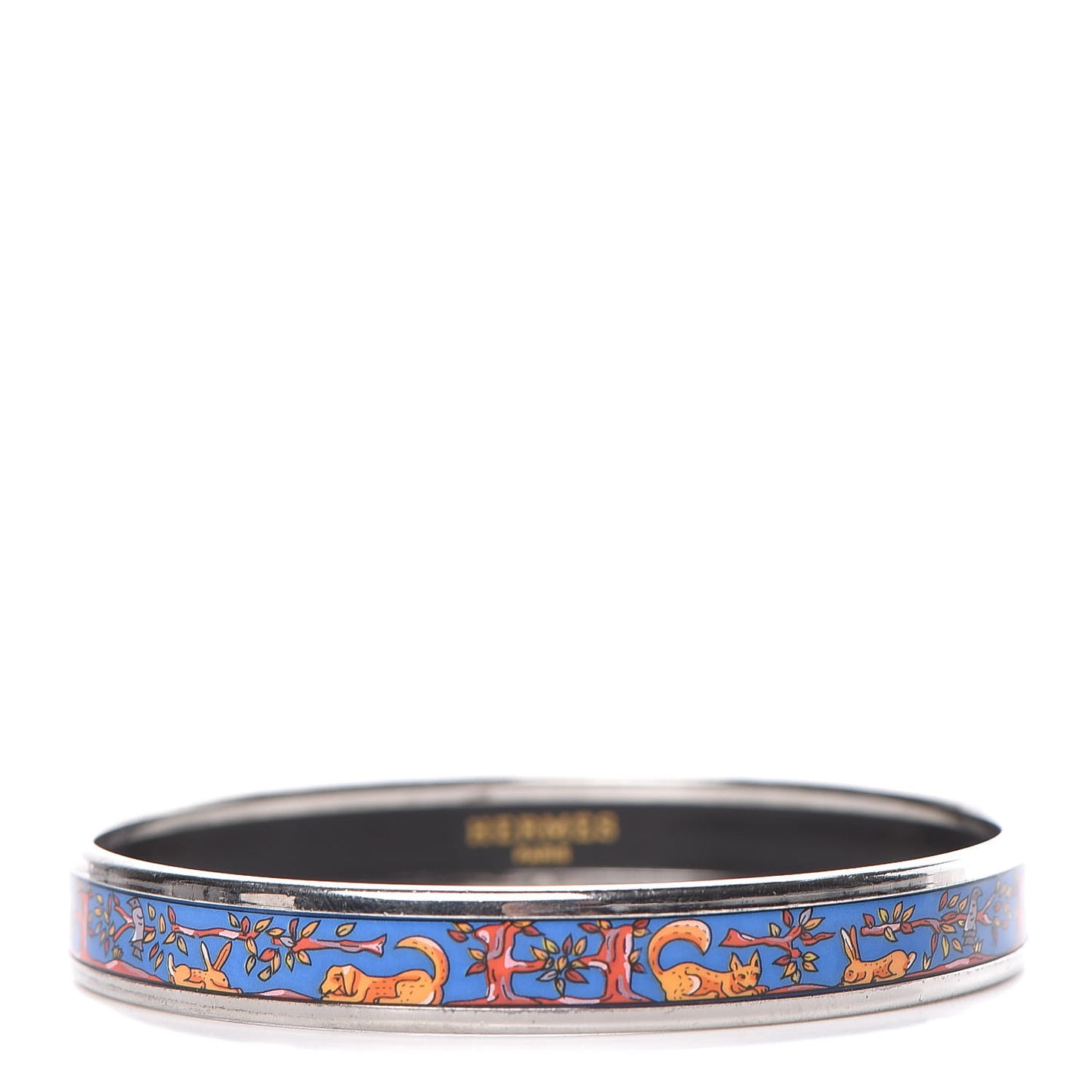 Enamel Printed Narrow Forest Animals Bracelet 65