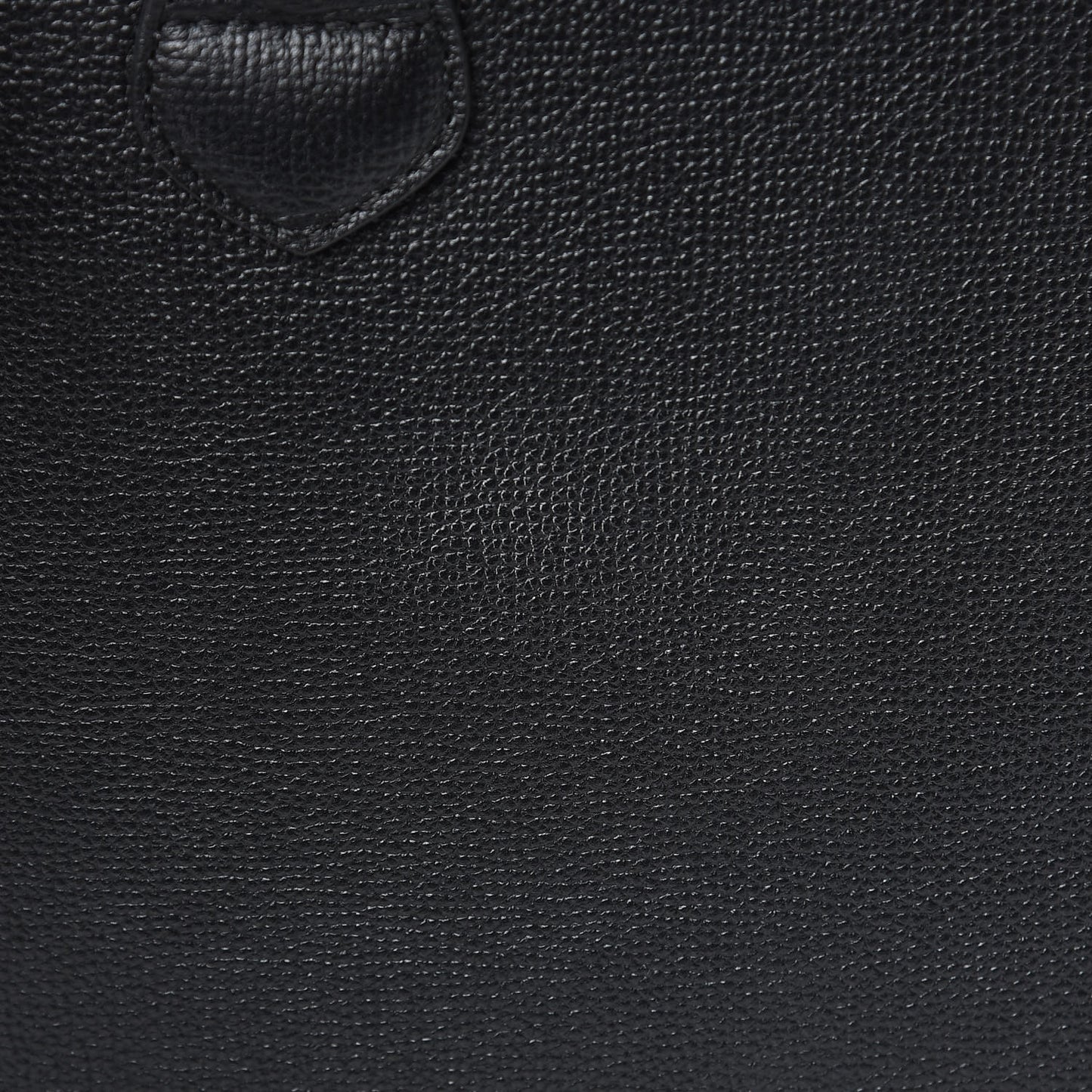 Grainy Calfskin House Check Medium Banner Tote Black