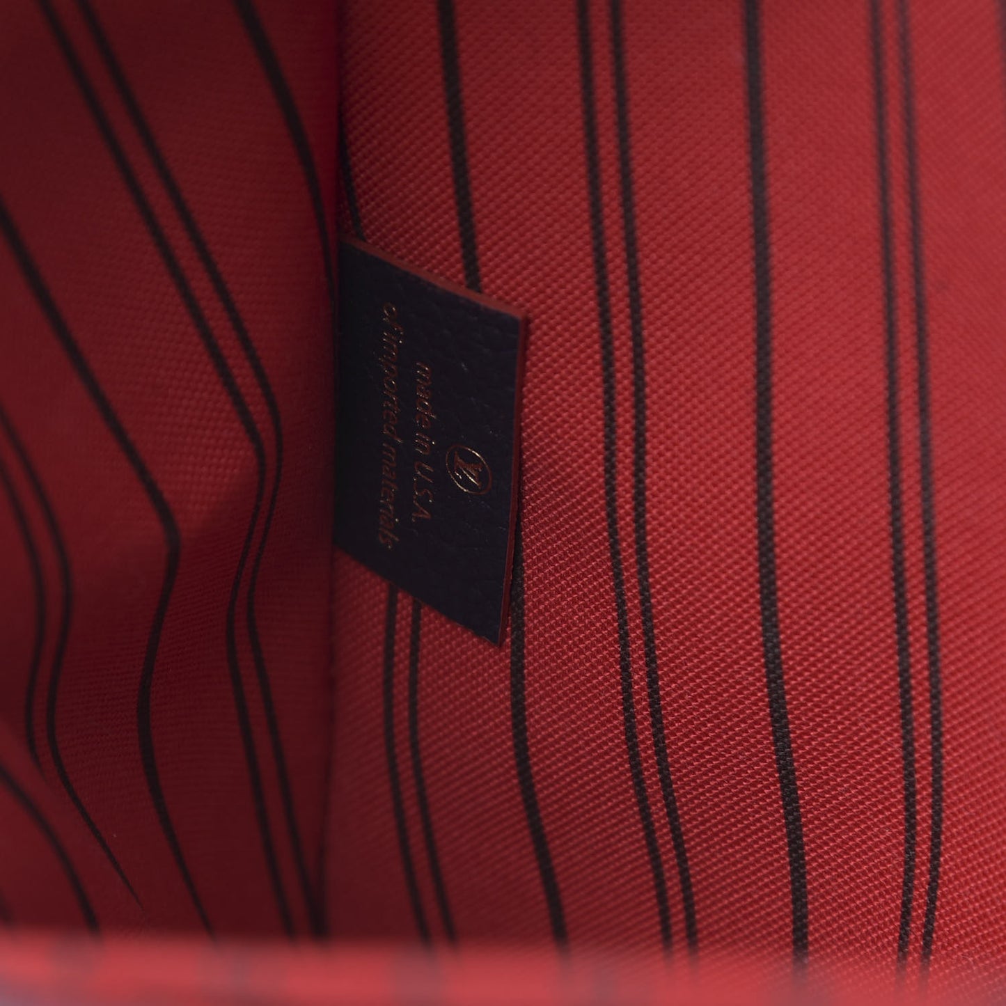 Empreinte Pochette Metis Marine Rouge