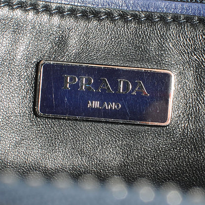 Prada Glace Calf Twin Pocket Tote Baltico 4 of 9