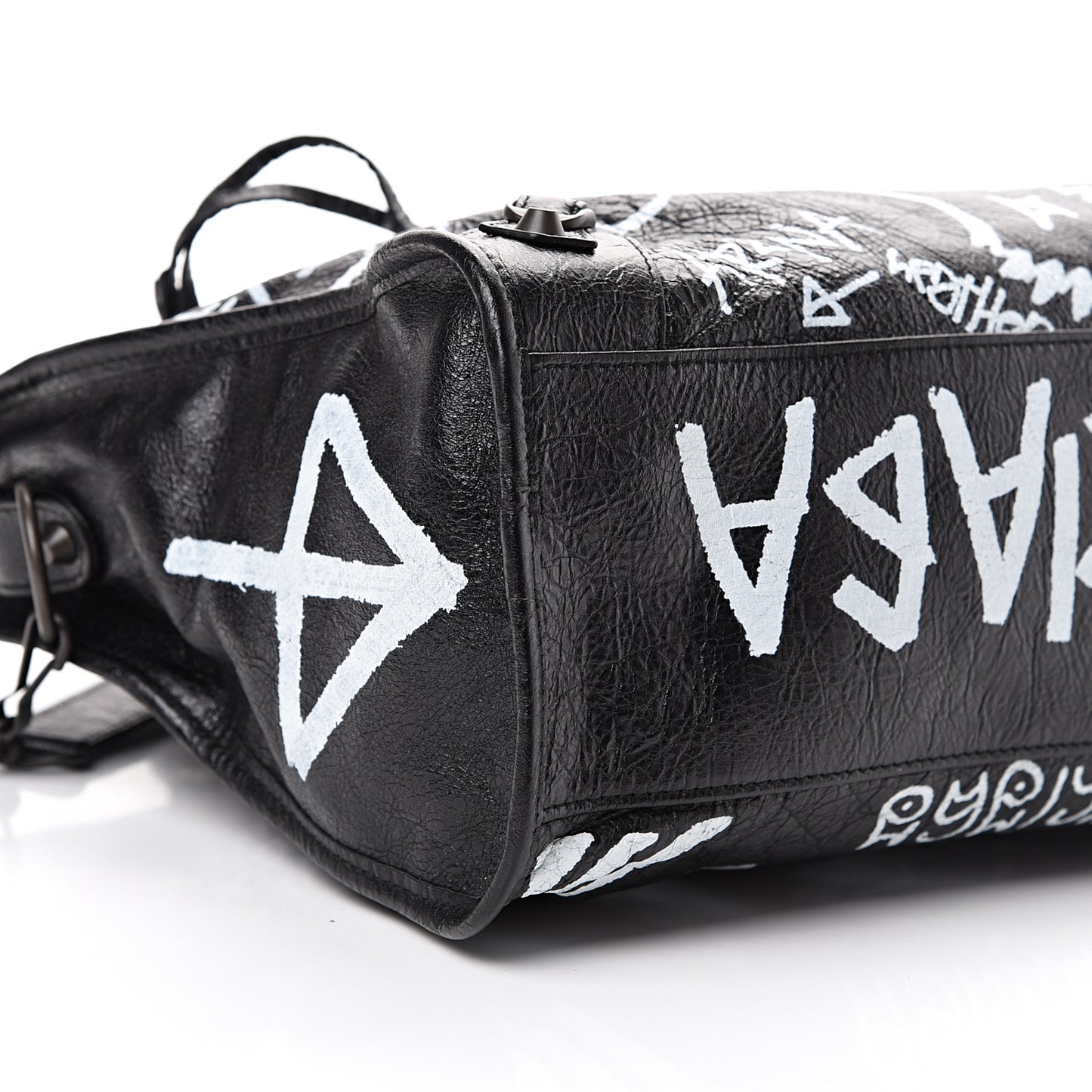 Agneau Arena Graffiti All Over Classic Hardware City Black White