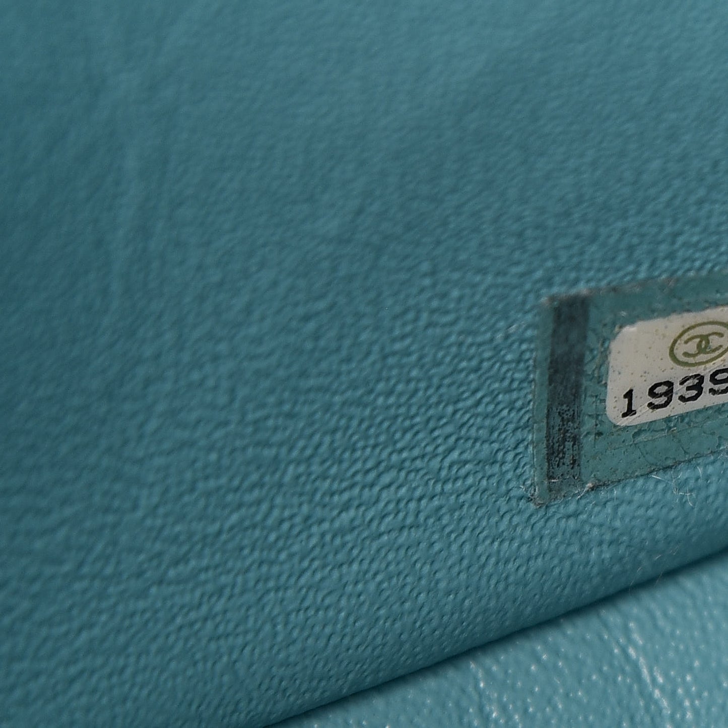 Lambskin Quilted Mini Rectangular Flap Turquoise