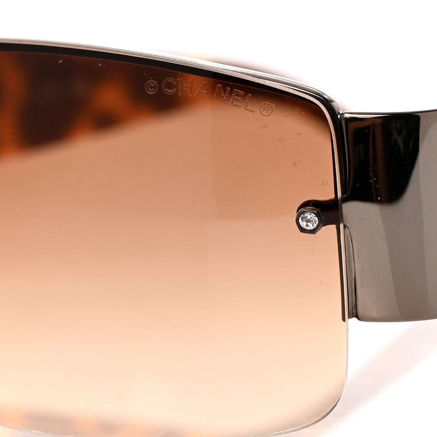 Crystal CC Sunglasses 4117-B Tortoise