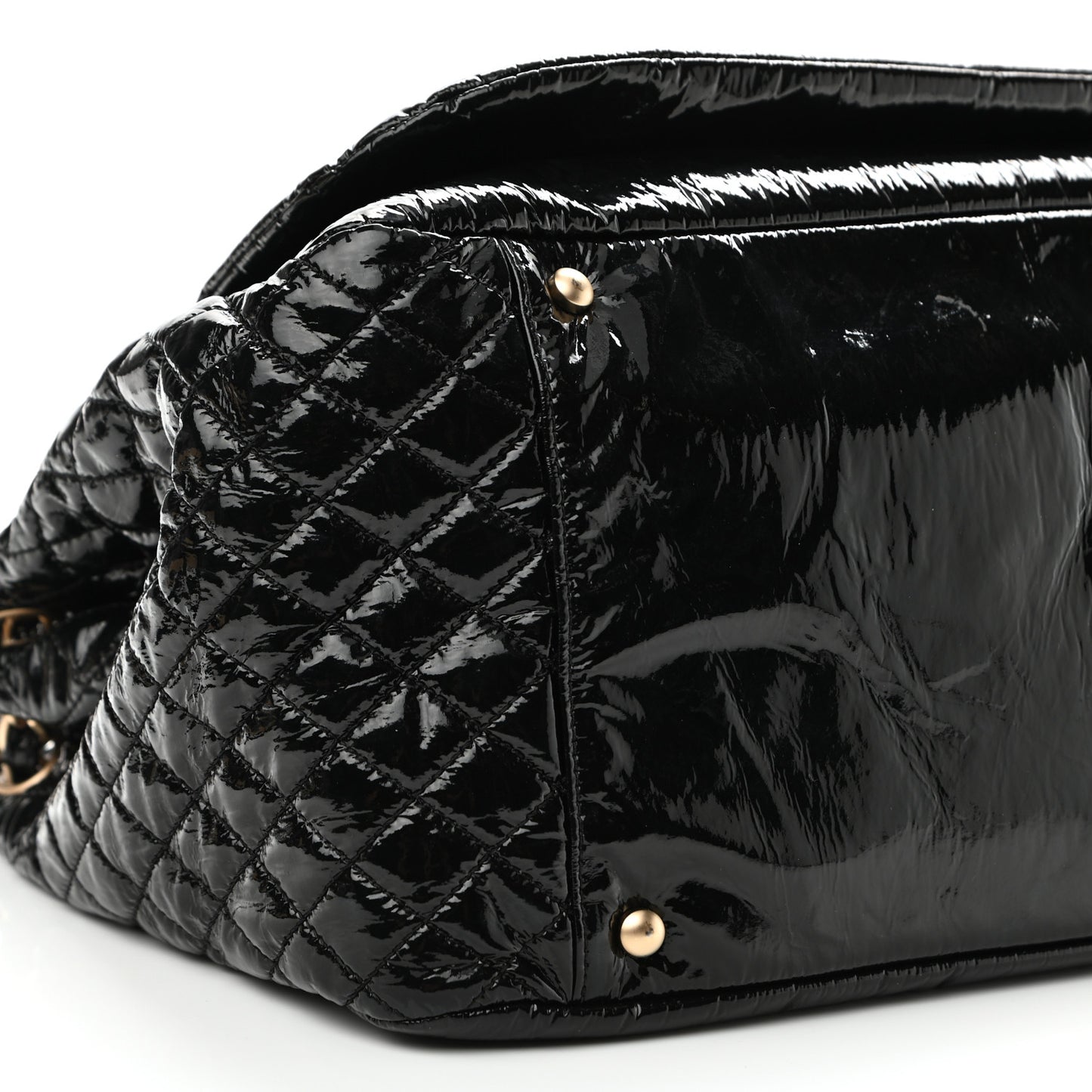 Vinyl XL Rock and Chain Flap Black