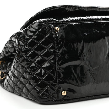 Chanel Vinyl XL Rock and Chain Flap Black 9 of 10