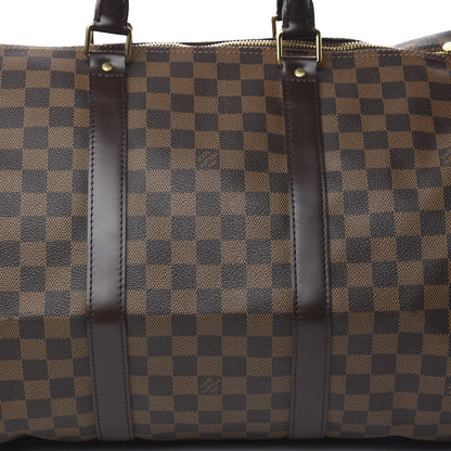 Louis Vuitton Damier Ebene Keepall 50 9 of 9
