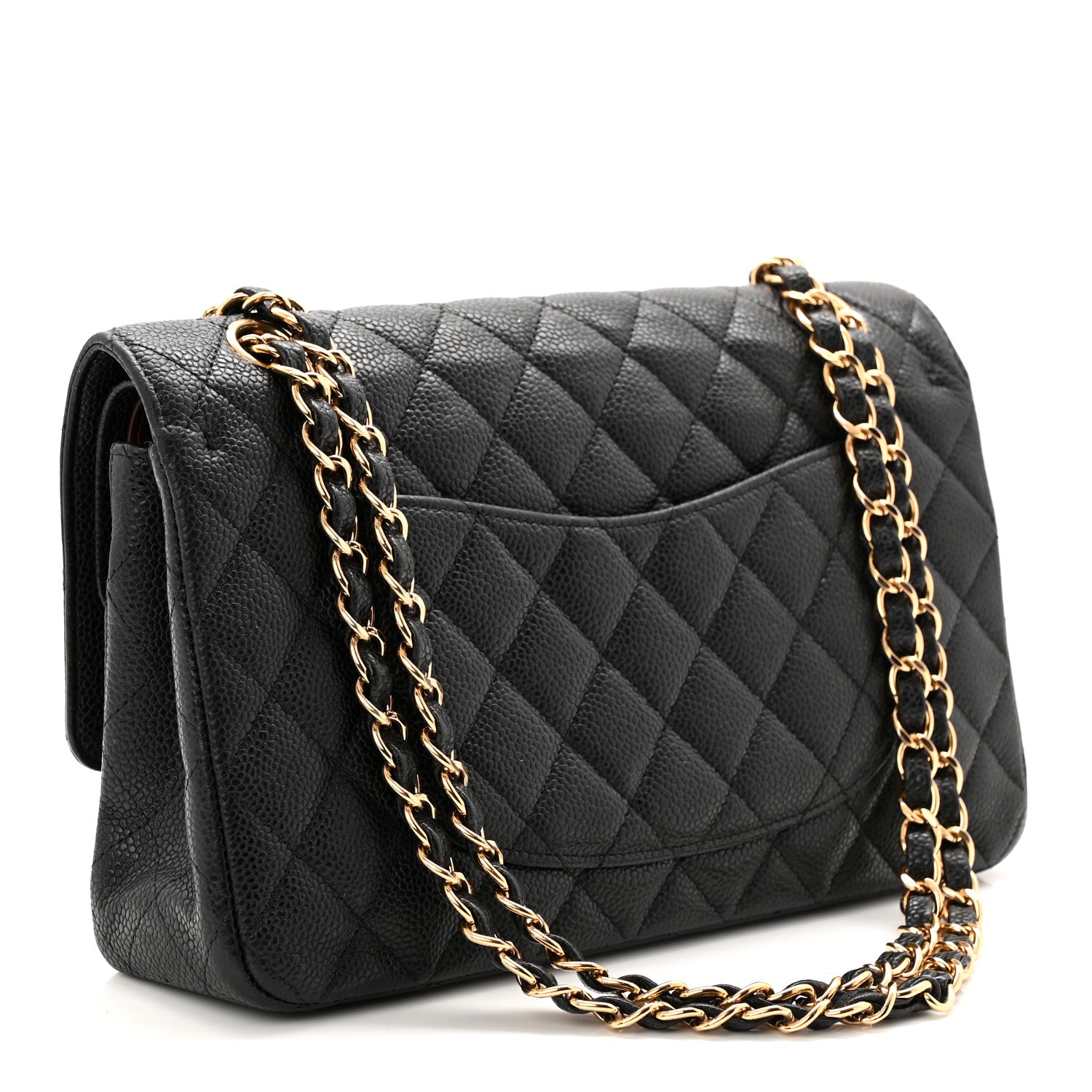 Chanel Caviar Quilted Medium Double Flap Black 3 of 10