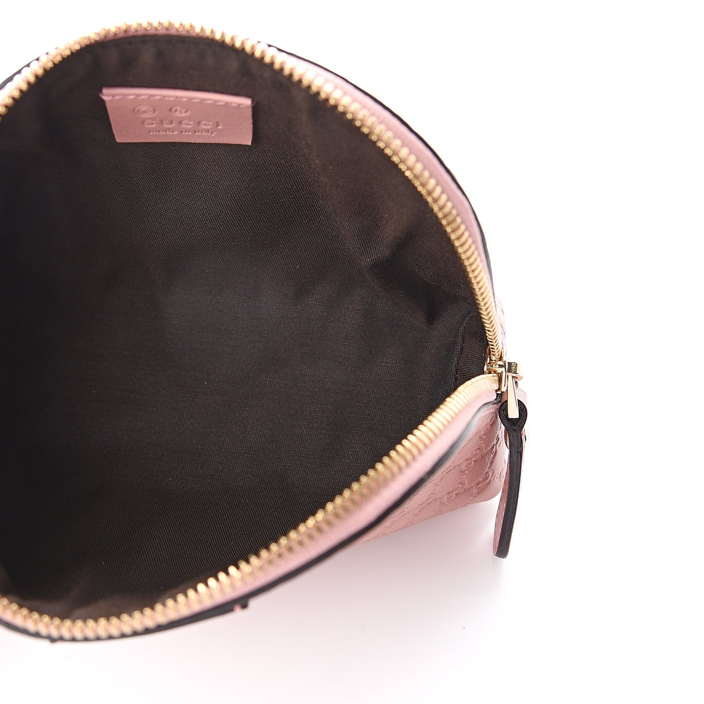 Microguccissima GG Pouch Cosmetic Case Soft Pink