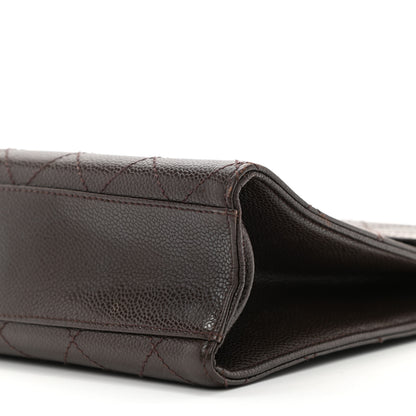 Chanel Caviar Quilted Small Kelly Flap Brown 9 of 10