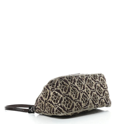 Fendi Lizard Beaded Mini Mama Baguette Brown 4 of 11