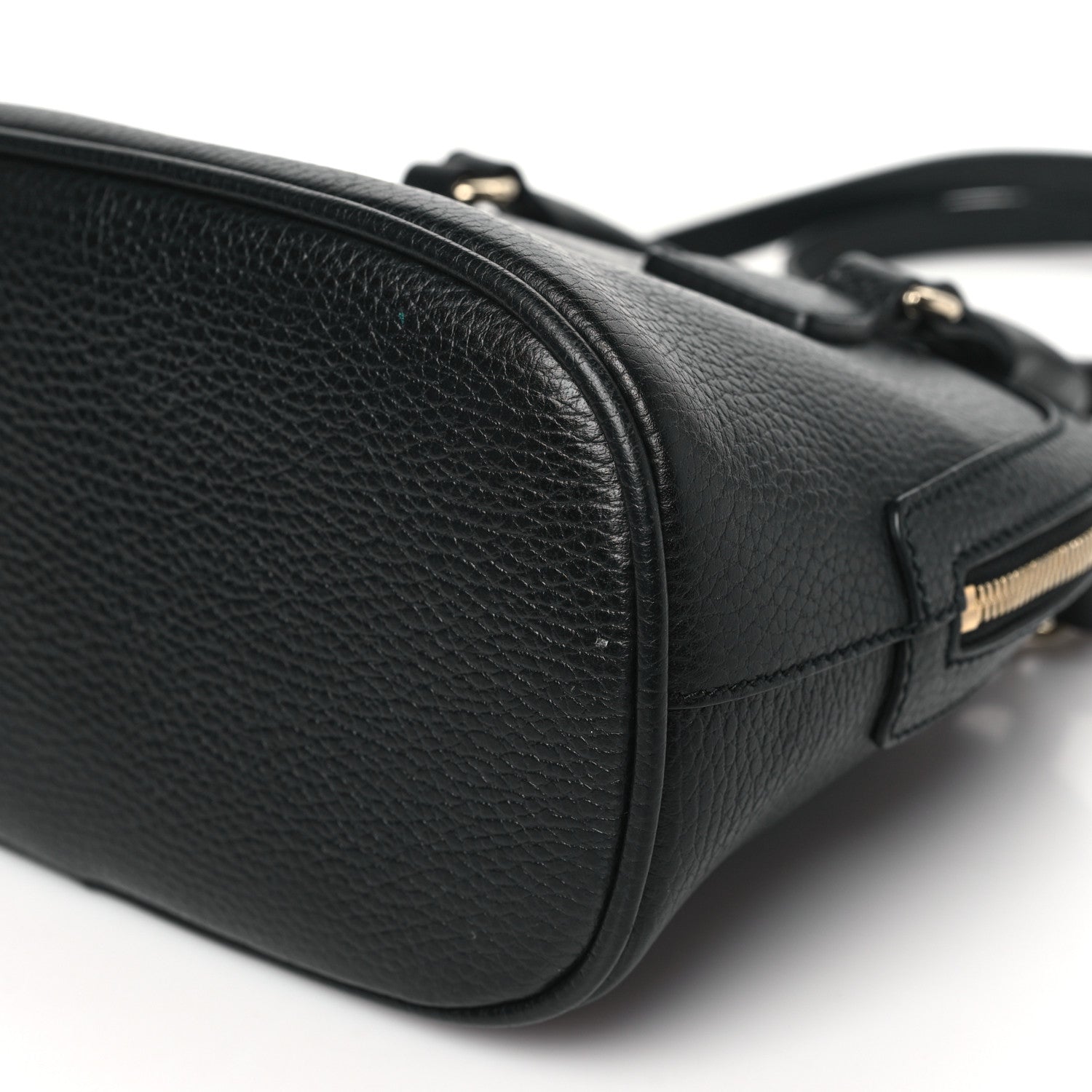 Gucci Dollar Calfskin Small GG Charm Dome Bag Black 10 of 11