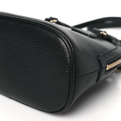 Gucci Dollar Calfskin Small GG Charm Dome Bag Black 10 of 11