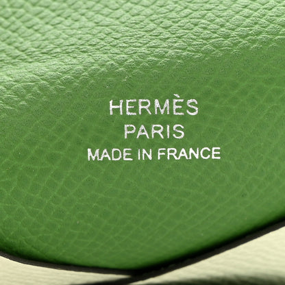 Hermes Epsom Verso Calvi Duo Card Case Vert Fizz Vert Yucca 6 of 8